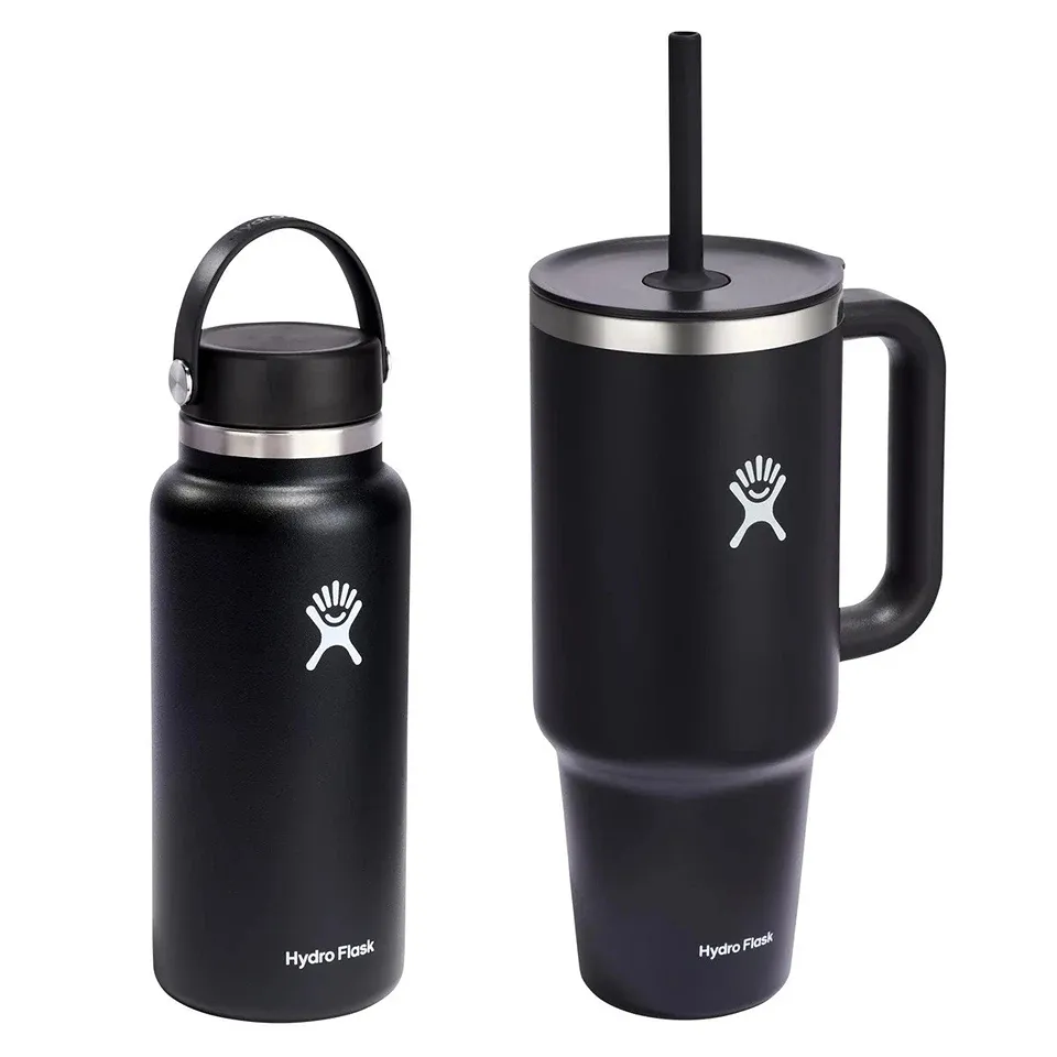 40oz Travel Tumbler & 32oz Wide Mouth Bottle - Kaedas