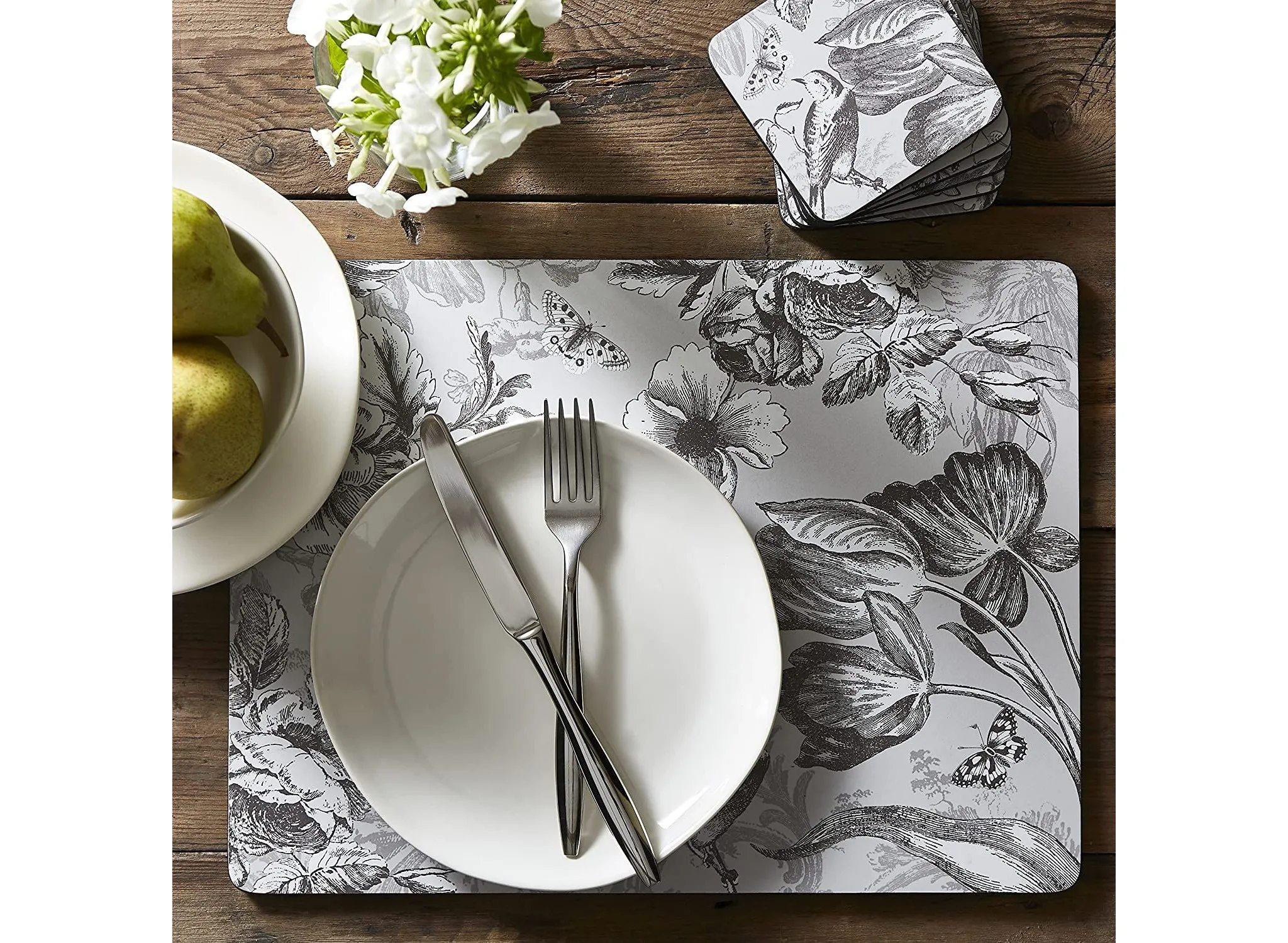 Pimpernel Vintage Cork-Backed Board Placemats Set of 4, 15.7 X 11.7 in - Kaedas