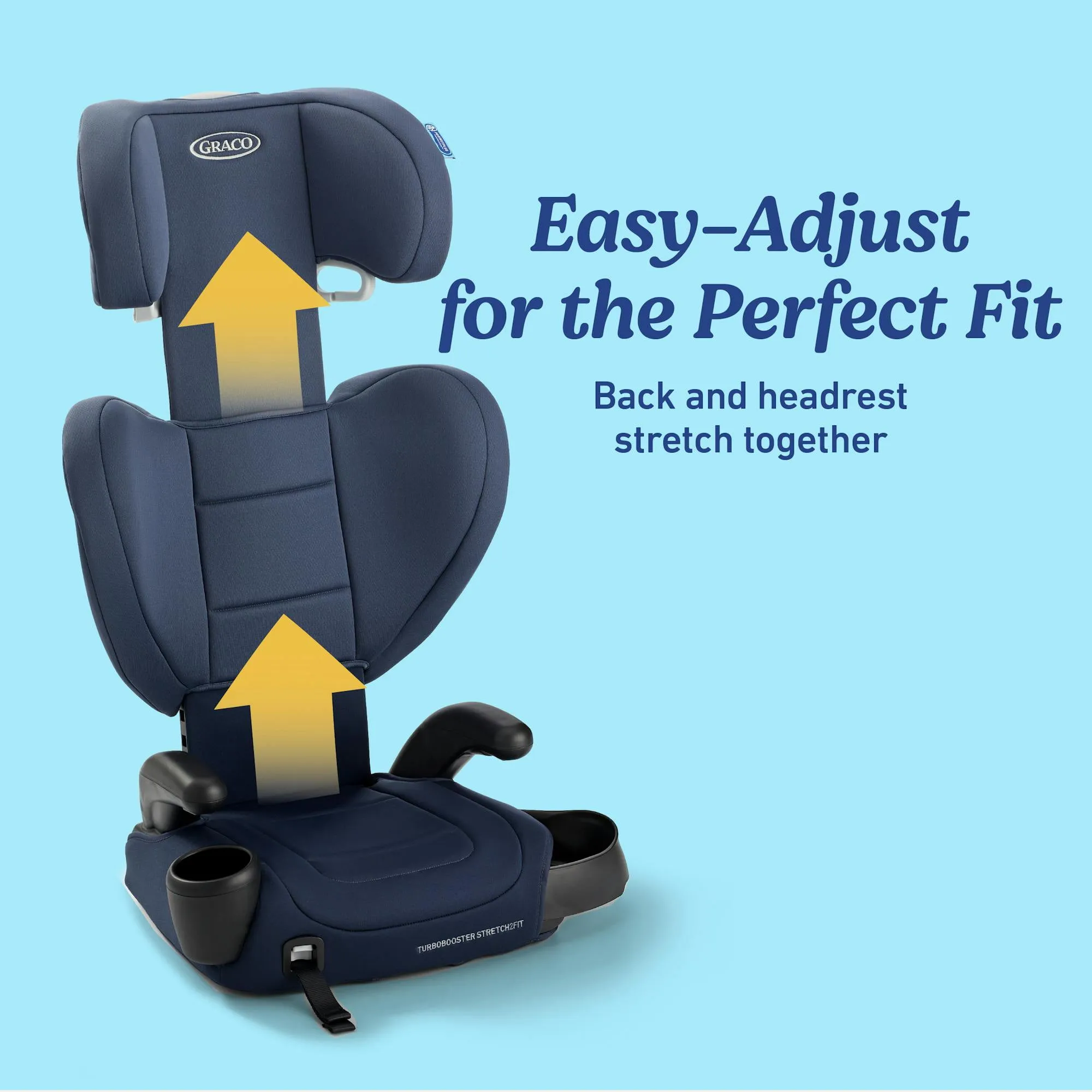 TurboBooster Stretch2Fit Booster Seat - Knight - Kaedas