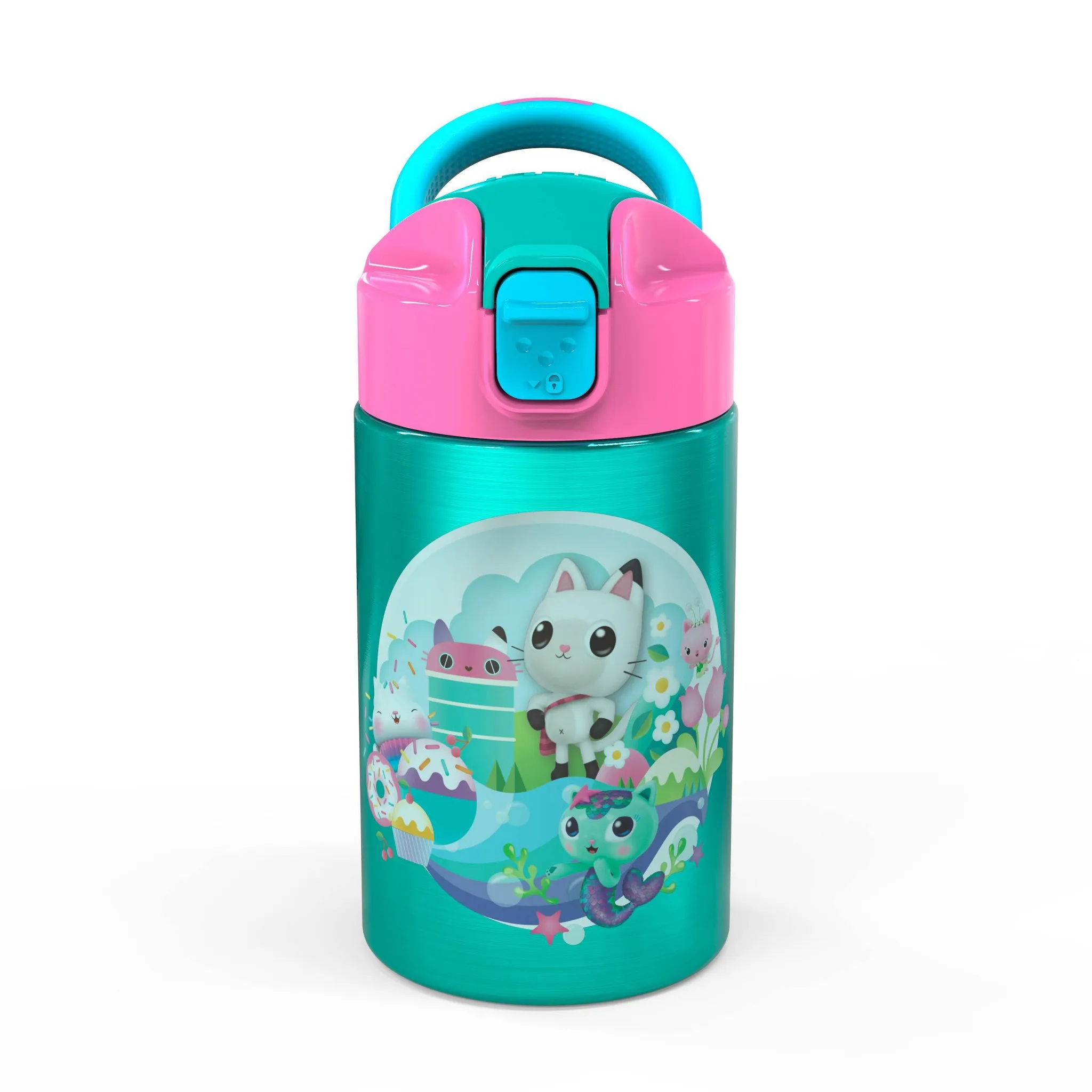 Gabby's Dollhouse 14oz Stainless Steel Double Wall Valiant Bottle - : Kids Water Bottle, Dishwasher-Safe - Kaedas