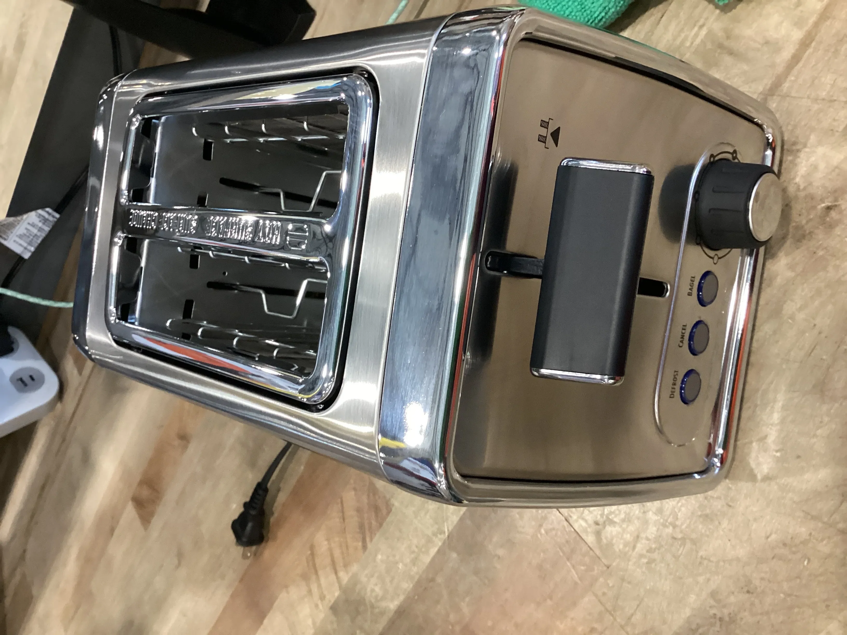 Modern Chrome 2-Slice Toaster - Stainless Steel (See Description) - Kaedas