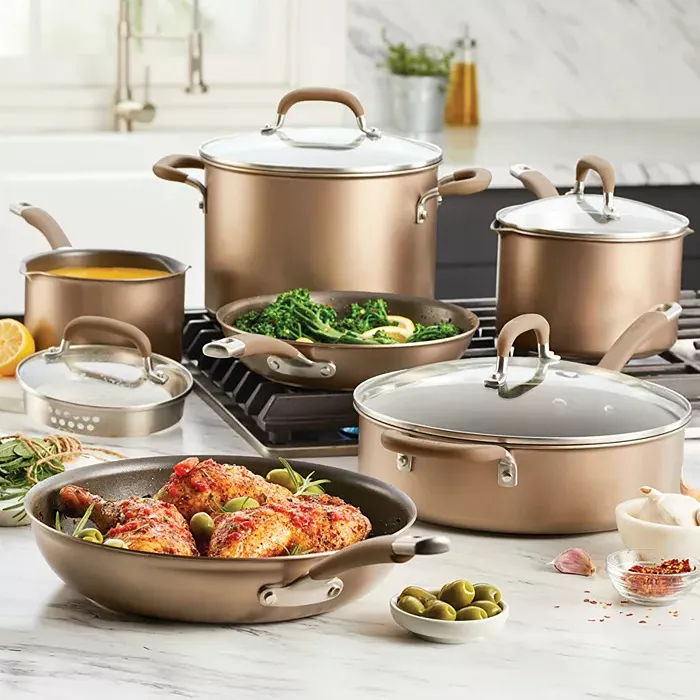 10 Piece Premier Professional Nonstick Cookware Set - Kaedas