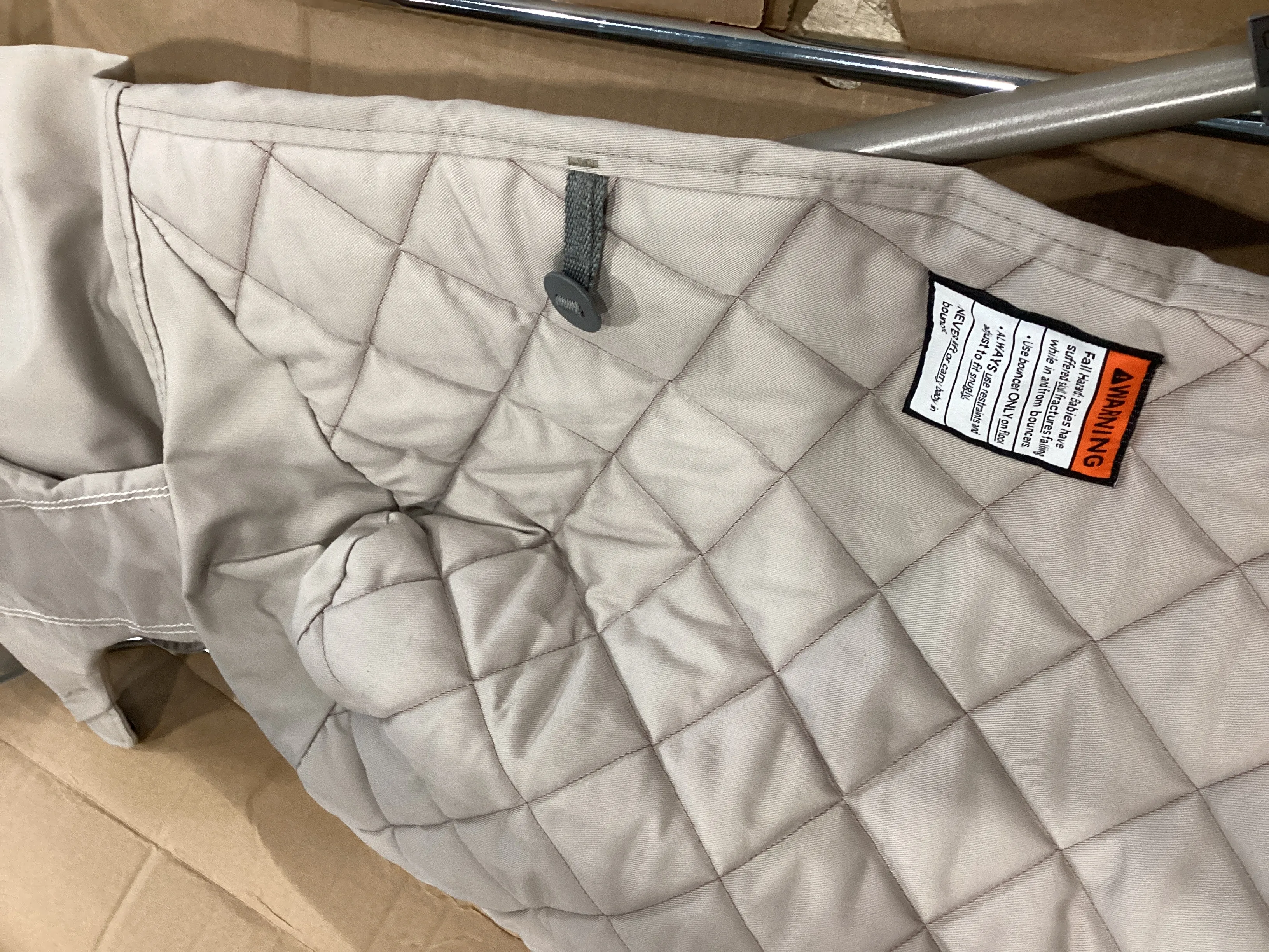 Bouncer Bliss, Woven, Classic quilt - Sand Grey (See description) - Kaedas