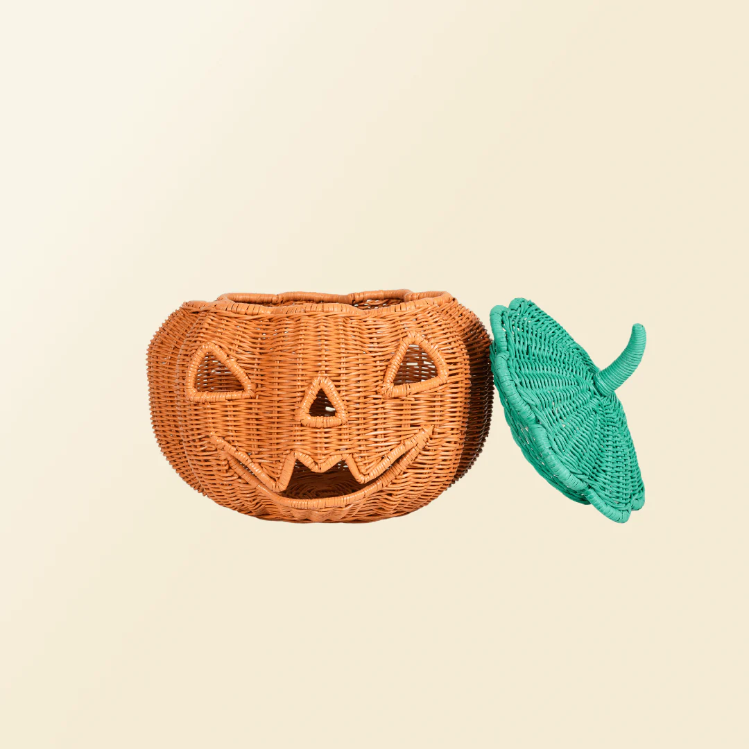 Pumpkin Face Basket - Kaedas