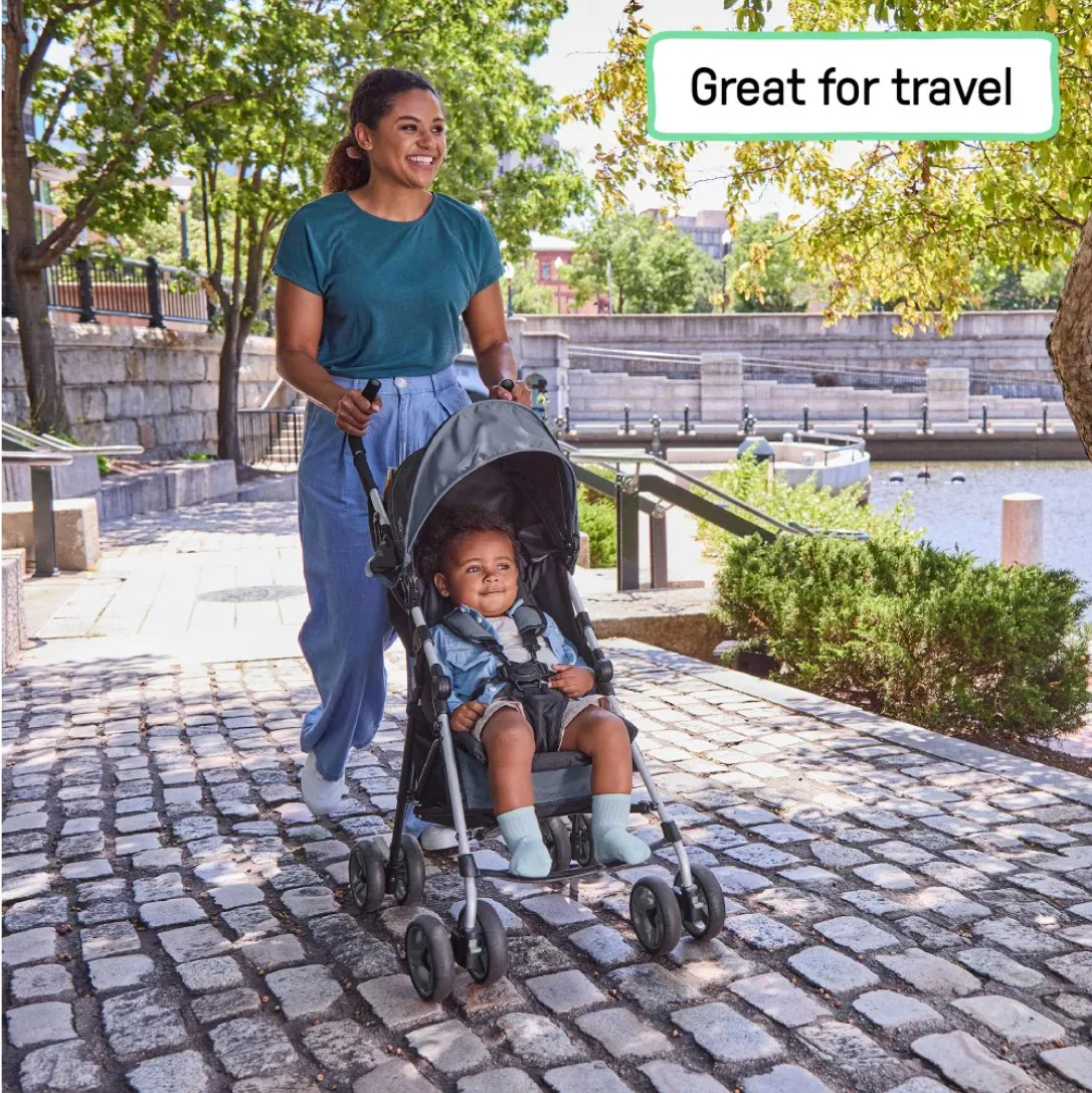 3D Mini Convenience Stroller  - Slate - Kaedas