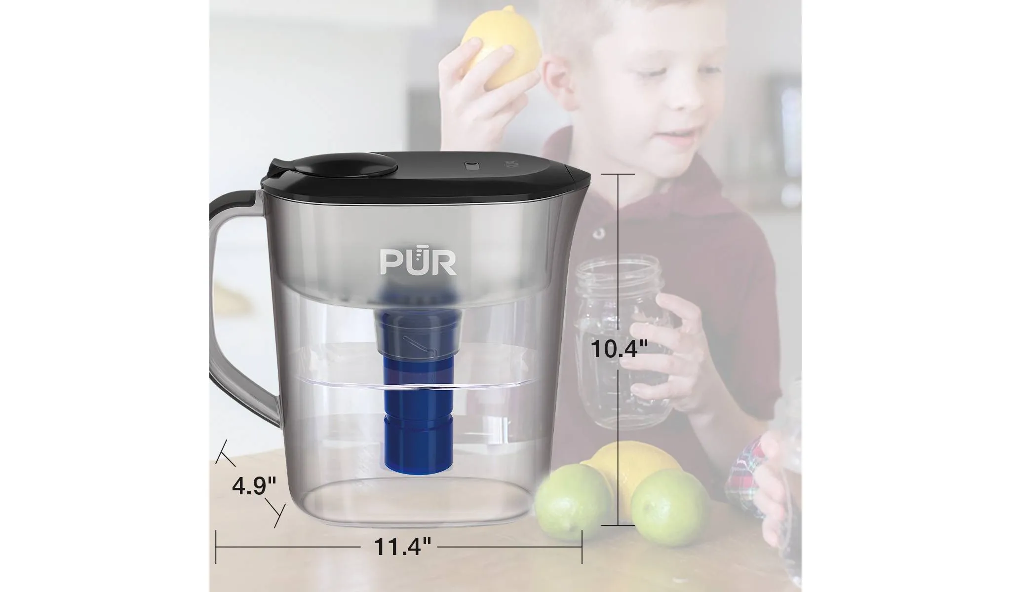 PUR PLUS 11 Cup Water Pitcher Filtration System - Kaedas