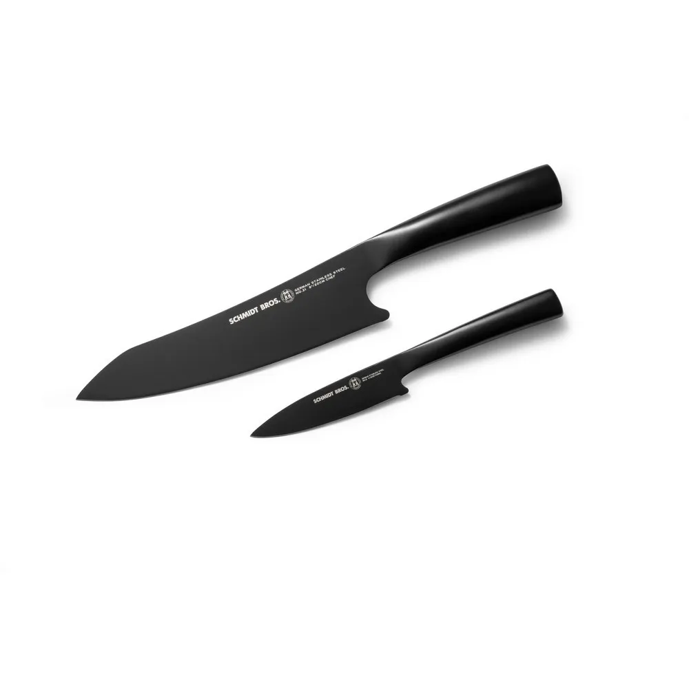 2pc Prep Knife Set - Jet Black - Kaedas