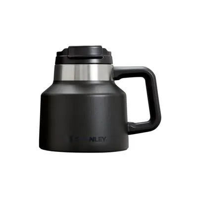 20 Oz Tough-To-Tip Admiral's Mug - Black Stainless Steel Tumbler - Kaedas