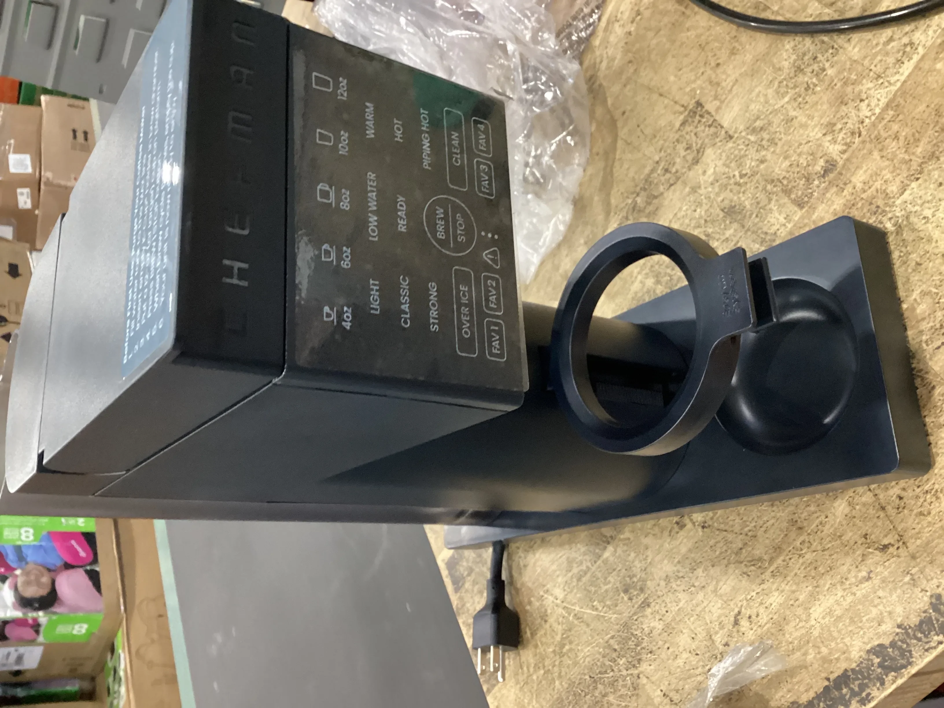 Chefman Caffeinator Single Serve Coffee Maker with 48 Oz Reservoir - Midnight - Kaedas