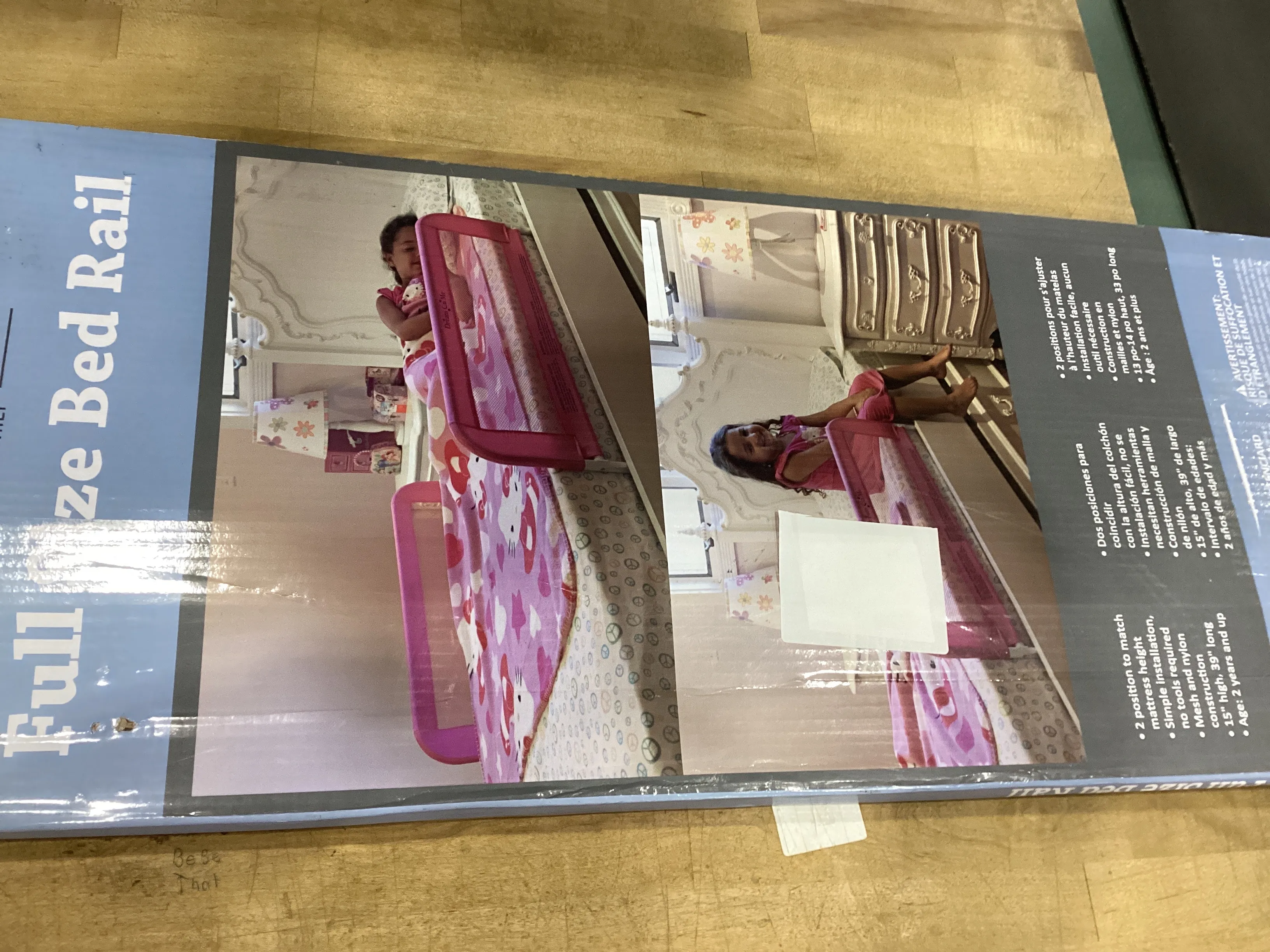 Adjustable Mesh Bed Rail, Two Height Levels, Ready To Use, Compatible with Adult Twin Size Beds, All Steel construction, Equipped with Guard Gap, Durable Nylon Fabric Mesh, Blue - Kaedas