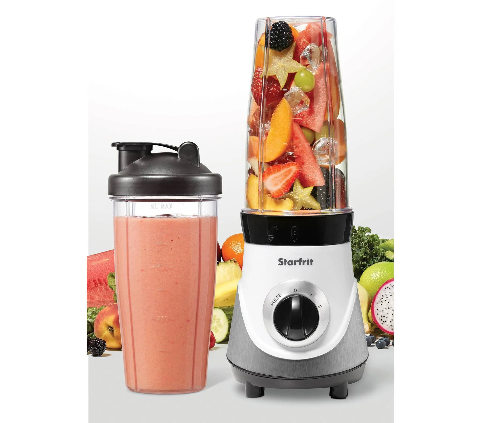 2-Speed Personal Blender - White: Portable Smoothie & Bullet Blender - Kaedas