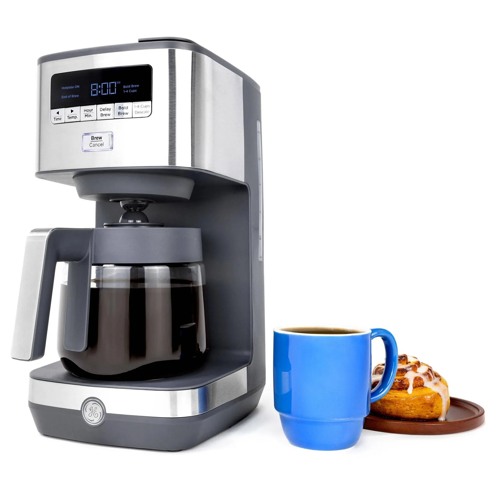 12 Cup Drip Coffee Maker with Adjustable Keep Warm Plate - Kaedas