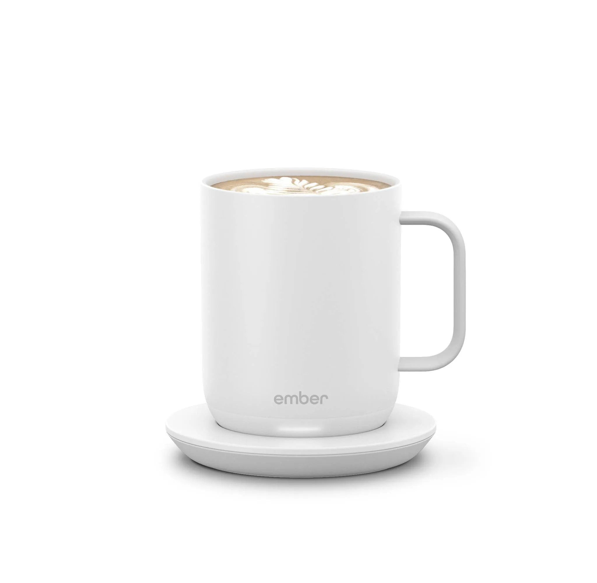 Mug 2 10oz Temperature Control Smart Mug White: Ceramic & Stainless Steel, Hand Wash, Includes Coaster, Hot Beverages - Kaedas