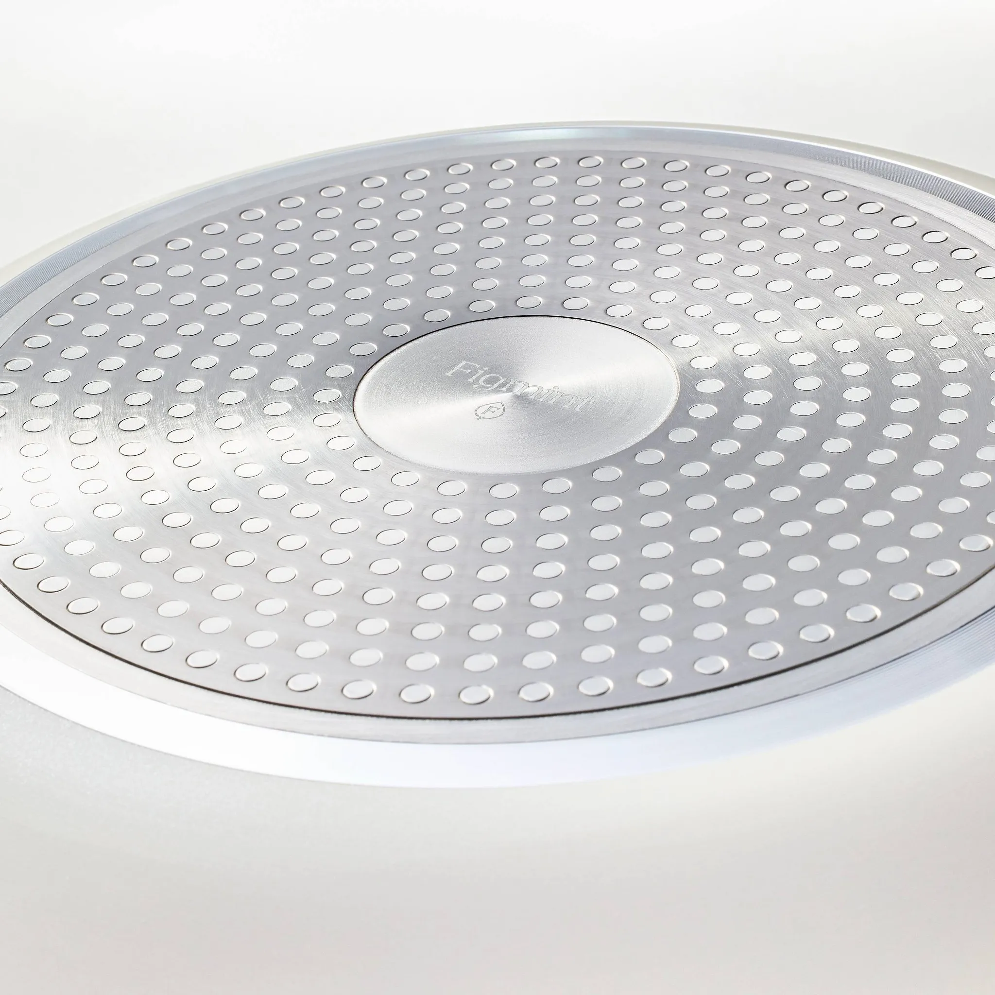 7pc Nonstick Ceramic Coated Aluminum Cookware Set Cream - Kaedas