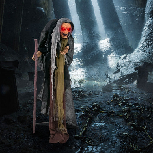 Life Size Animatronic Witch With Pre-Recorded Phrases - Kaedas