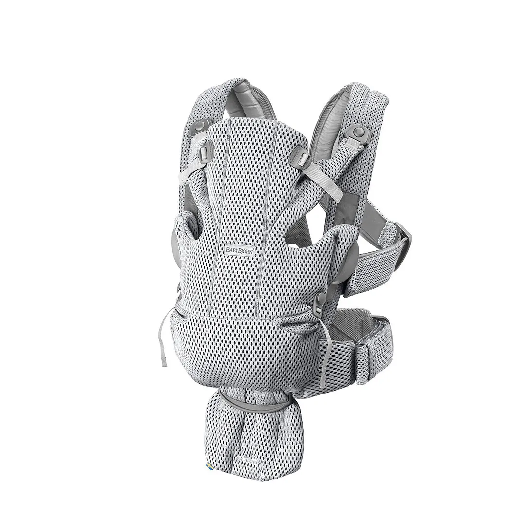 Baby Carrier Free Gray 3D Mesh - Gray - Kaedas