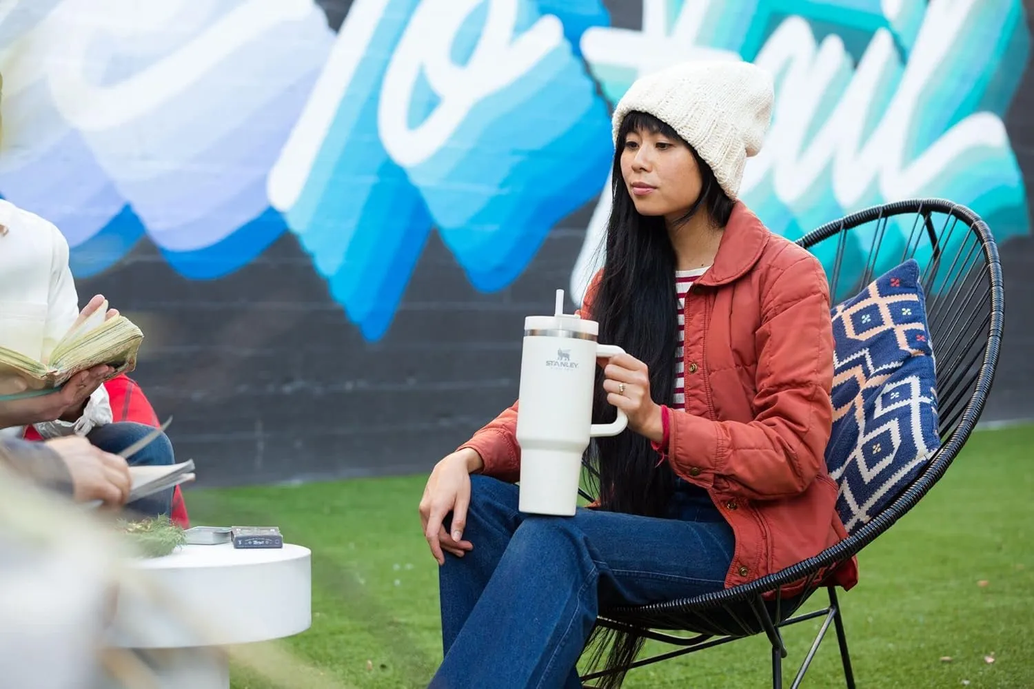 Adventure Quencher Travel Tumbler - Cream - Kaedas