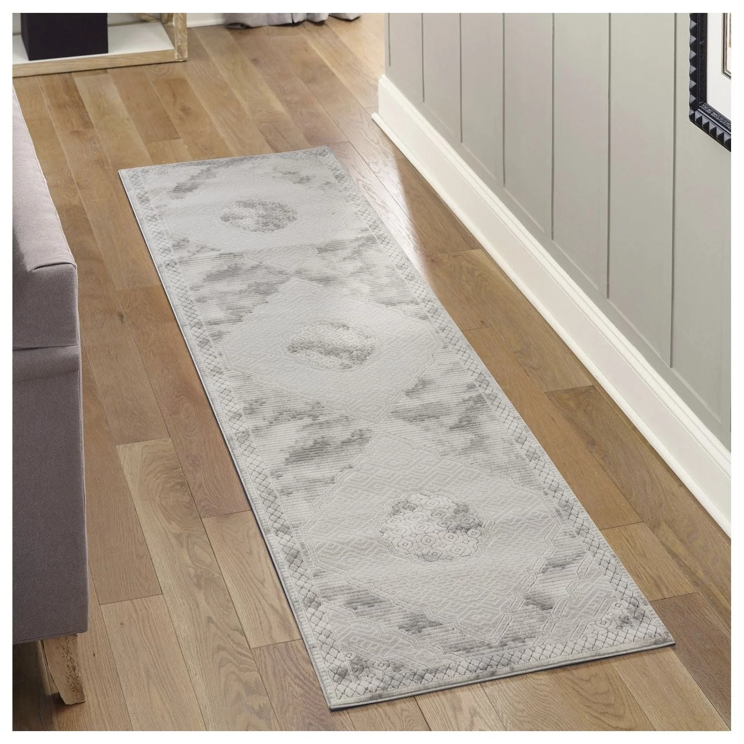 Geometrix - Medallion Rug With Geometric 3D Effect - Kaedas