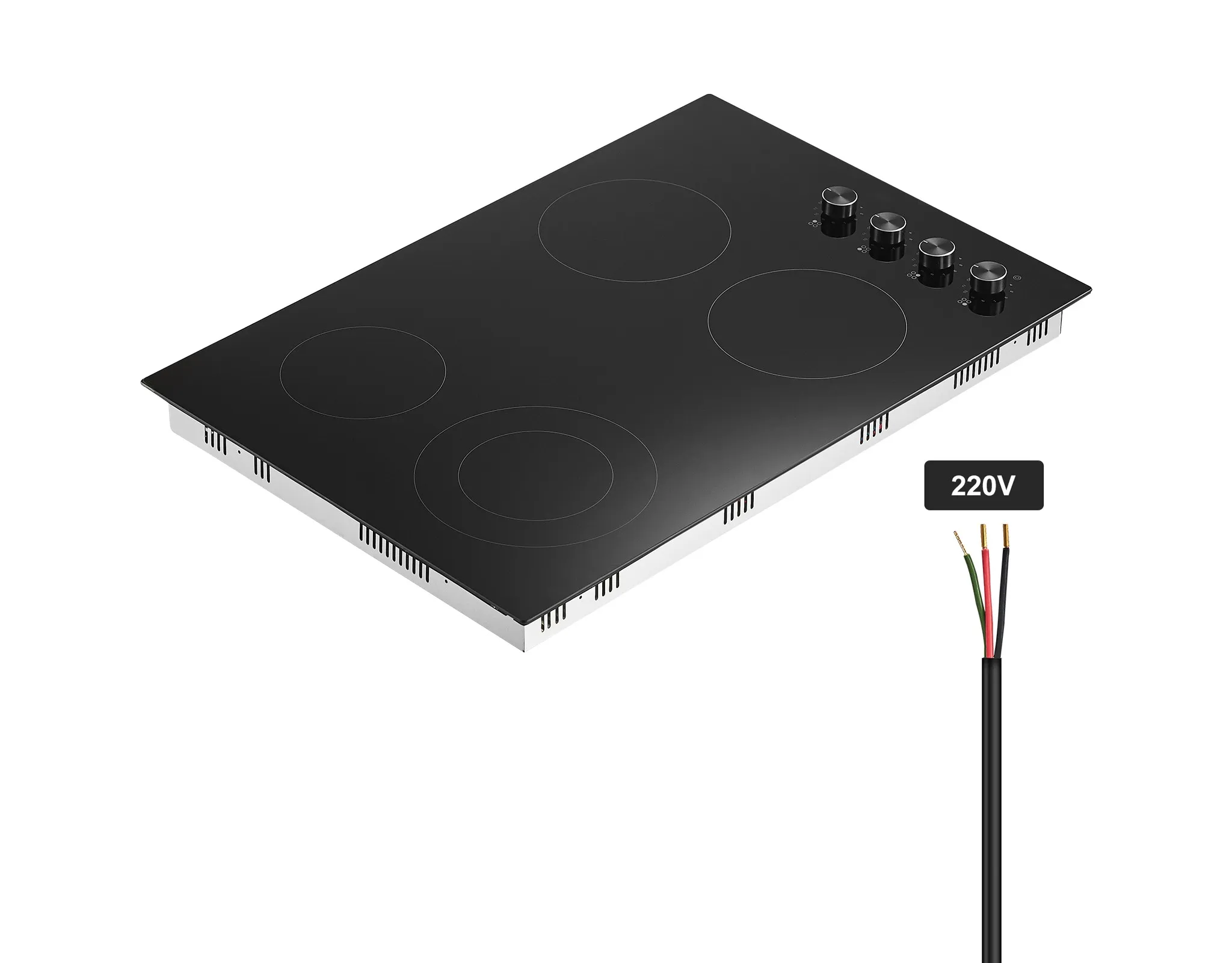 Electric Cooktop - 30 Inch 4 Burners Built-In Electric Stove Top - Kaedas