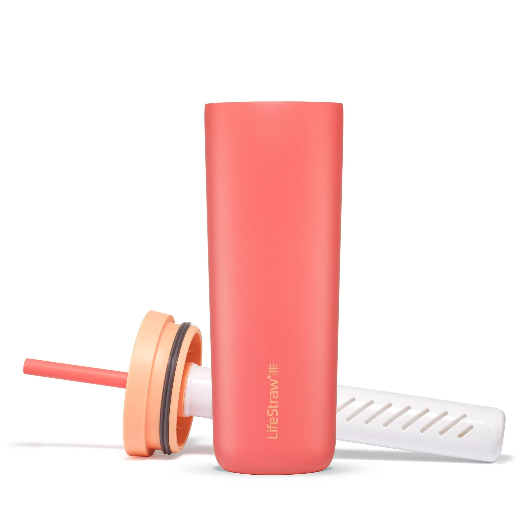 Go Series Water Filter Tumbler Apricot - Pink (See description) - Kaedas