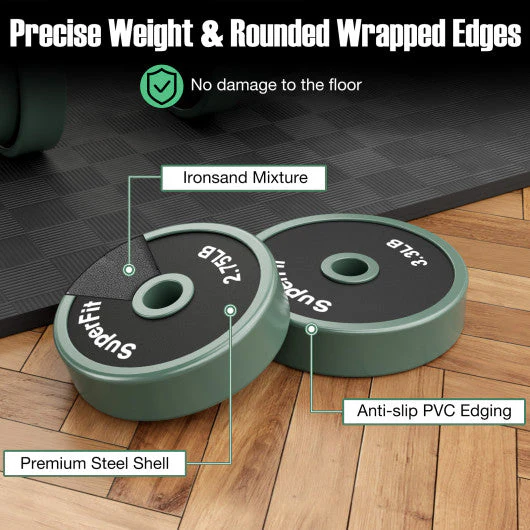 Adjustable Weight Dumbbell Set With Connector-Black & Gray - Kaedas