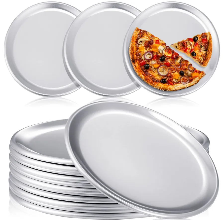 Aluminum Pizza Pan Set - 2 Pack - Kaedas