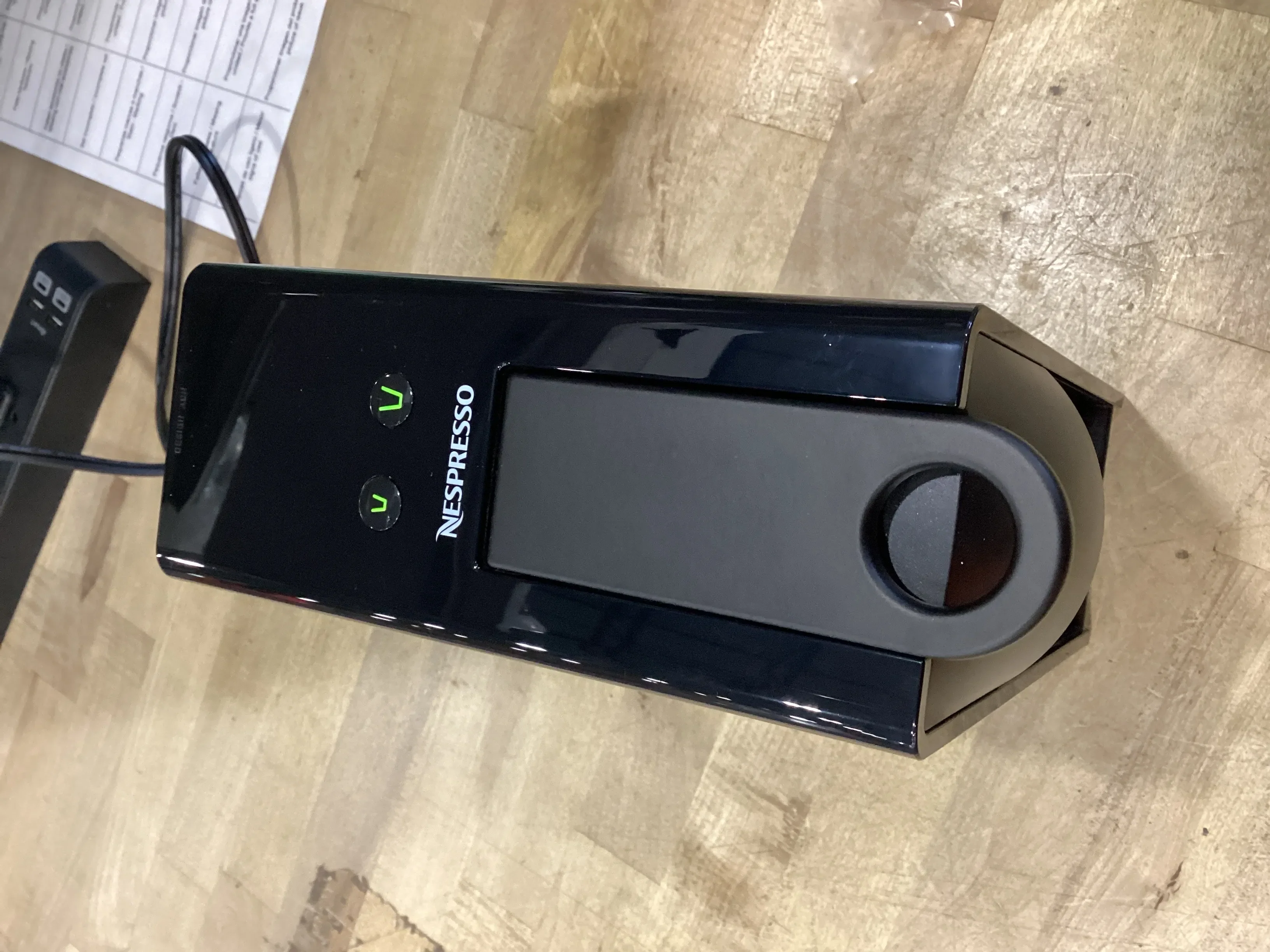 Breville New  Nespresso Essenza Mini Single-Serve Machine Aeroccino Milk Frothier, Black (See Description) - Kaedas