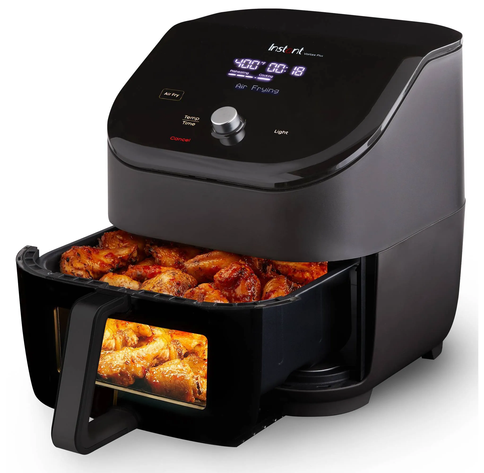 6qt Vortex Plus Air Fryer with Clear Cook - Black (See Description) - Kaedas