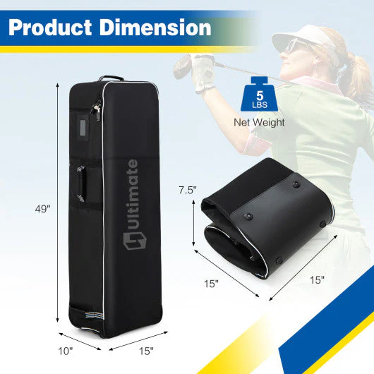 Soft-Sided Golf Travel Bag With Wheels - Kaedas