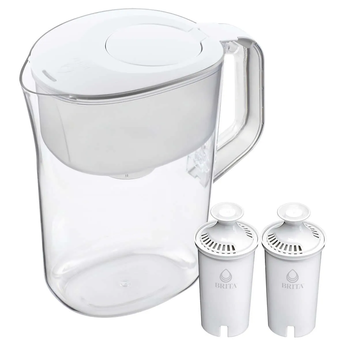 Brita Champlain Water Filter Pitcher, 10 Cup with 2 Filters - Kaedas