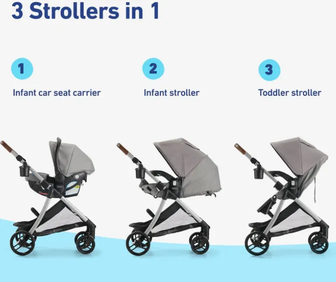 Modes Closer Travel System with SnugRide 35 Lite LX Infant Car Seat - Highland - Kaedas