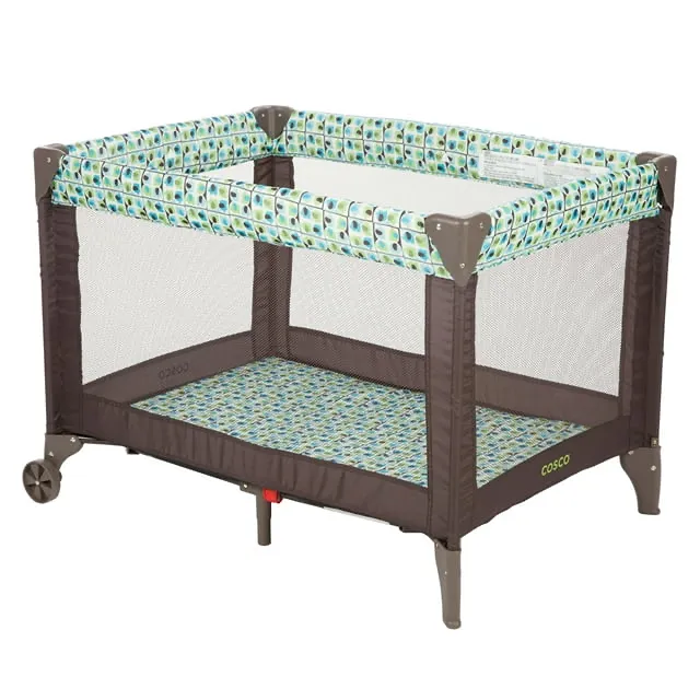 Funsport Portable Compact Baby Play Yard - Elephant Squares - Kaedas