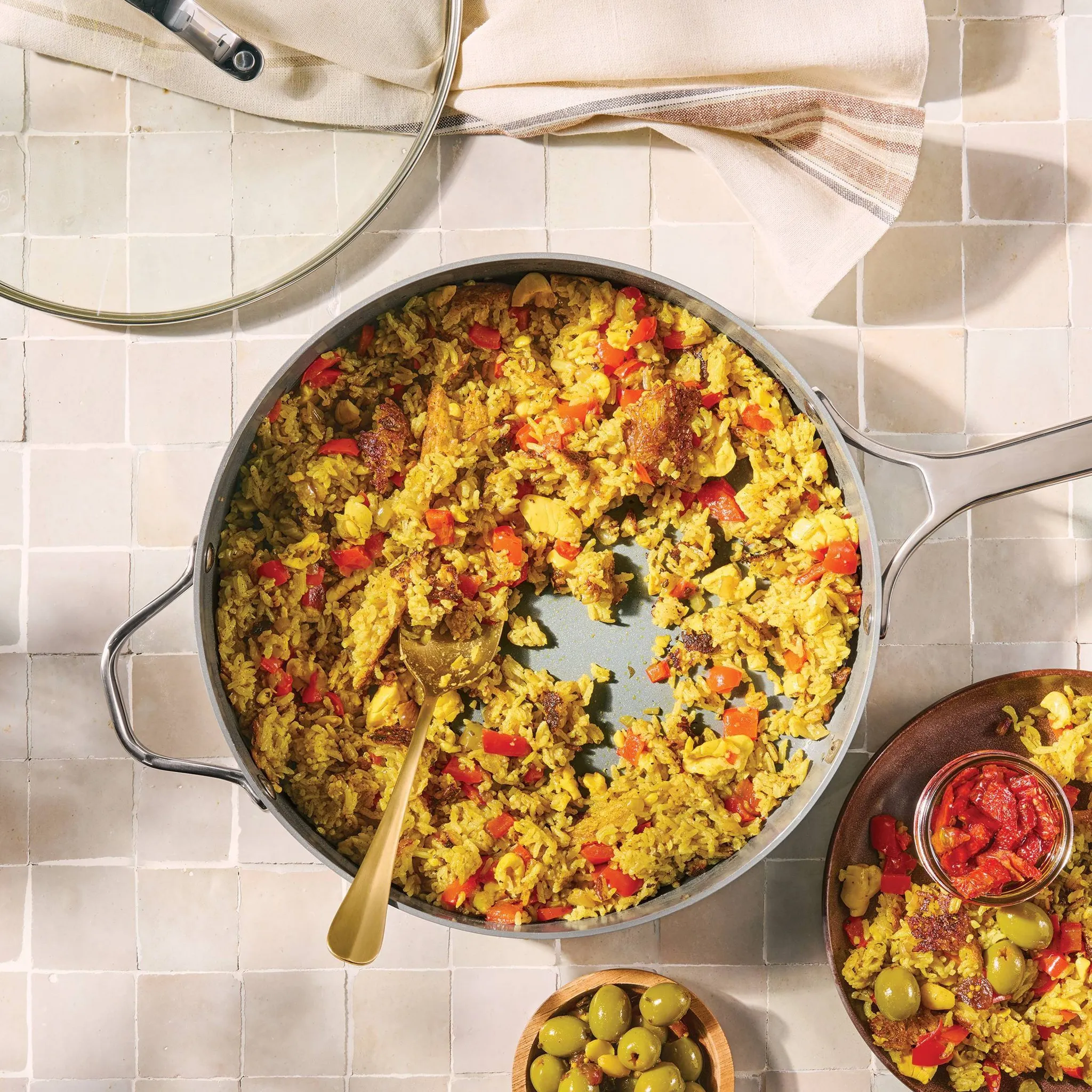 5qt Nonstick Ceramic Coated Aluminum Saute Pan- Dark Gray See Description) - Kaedas