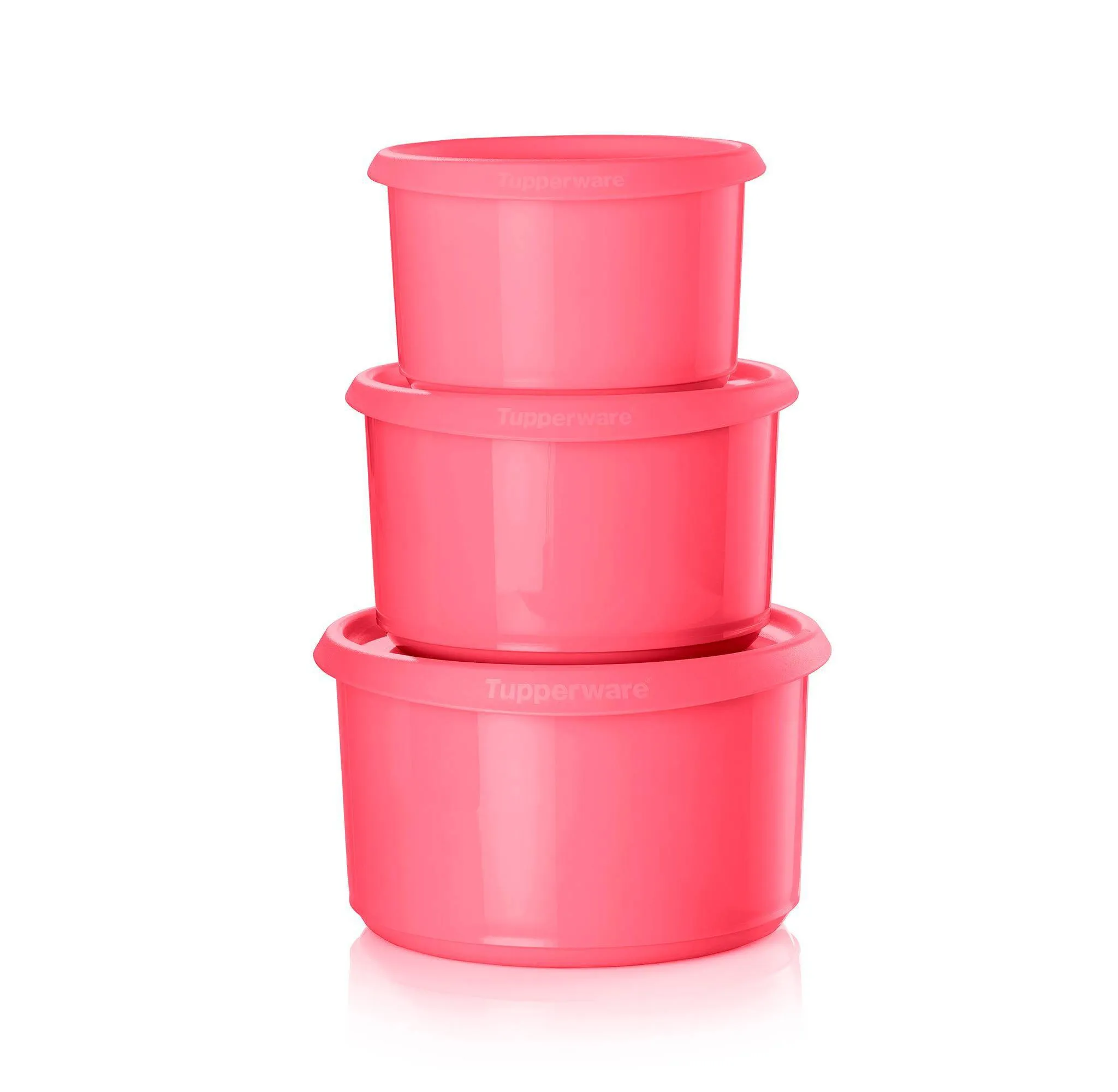 6pc (set of 3) Serve and Store Food Storage Canister Set Pink - Kaedas