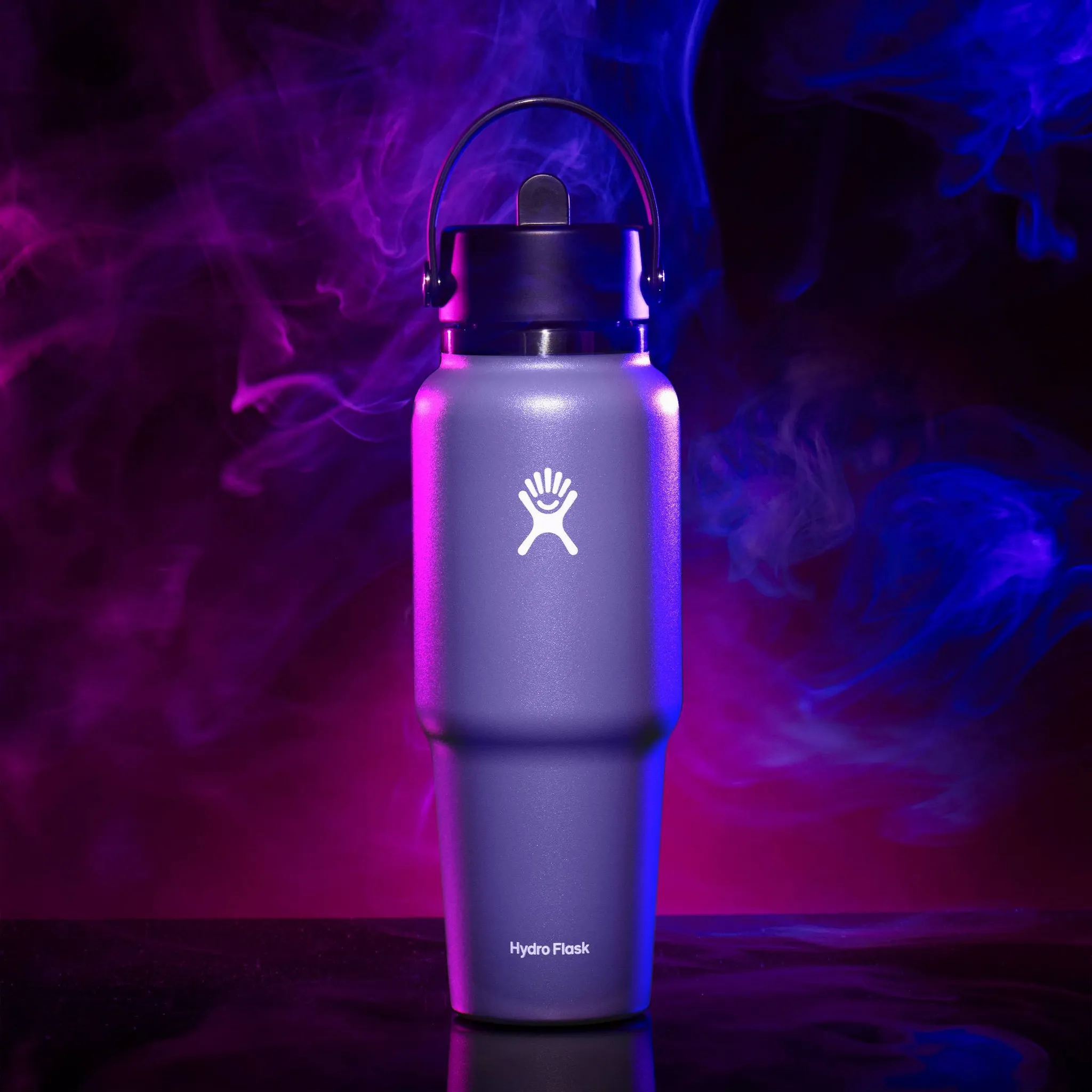 Hydro Flask 32oz Wide Mouth Flex Straw Travel Water Bottle Phantom (See Description) - Kaedas