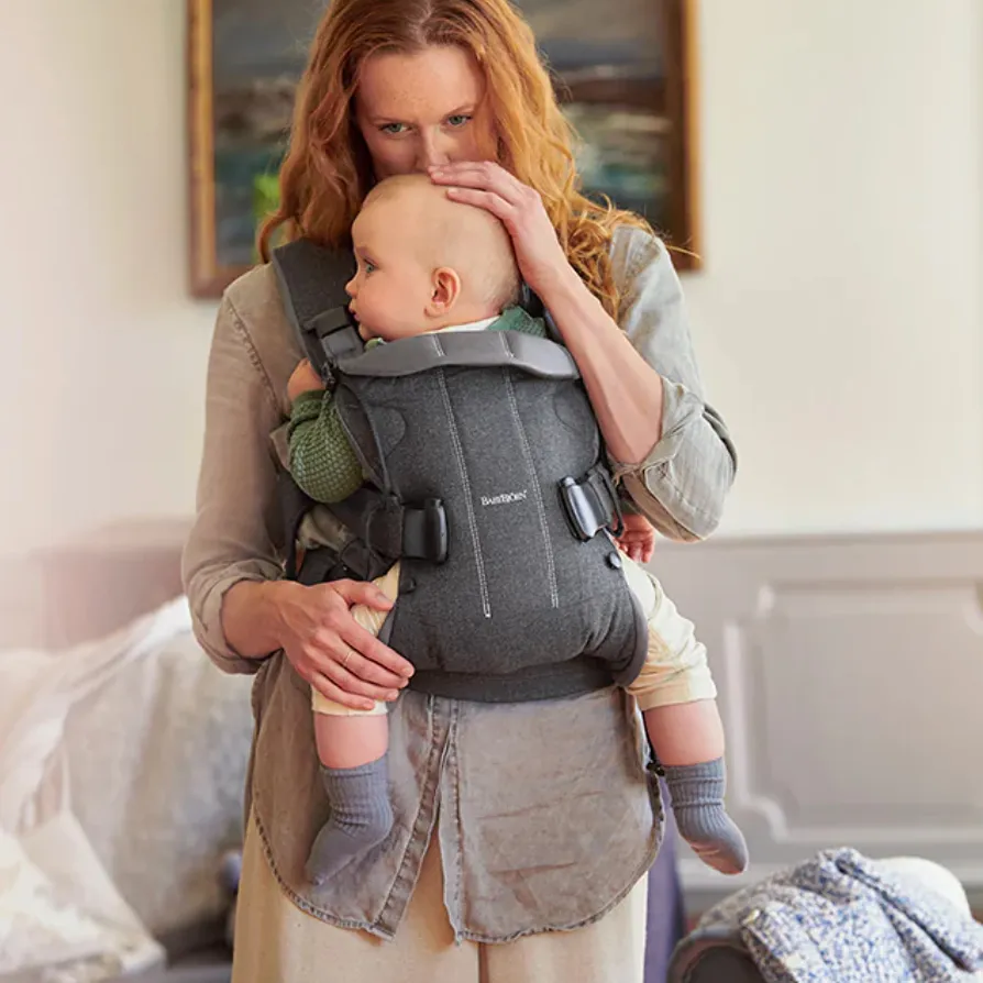 Baby Carrier One, Cotton - Denim Grey/Dark Grey - Kaedas