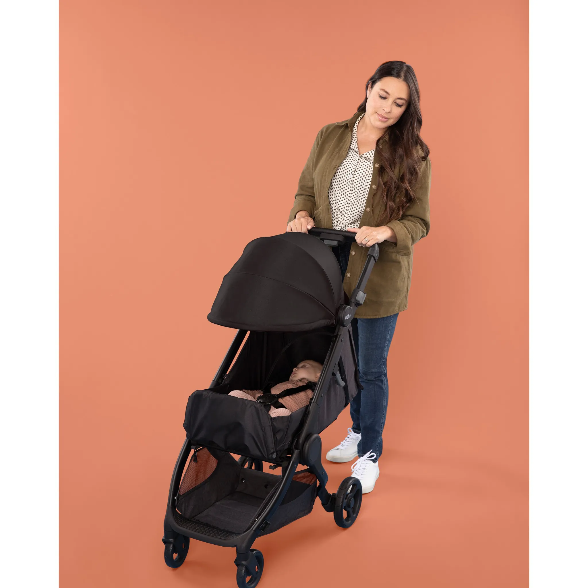 Metro+ Compact City Stroller - Black - Kaedas