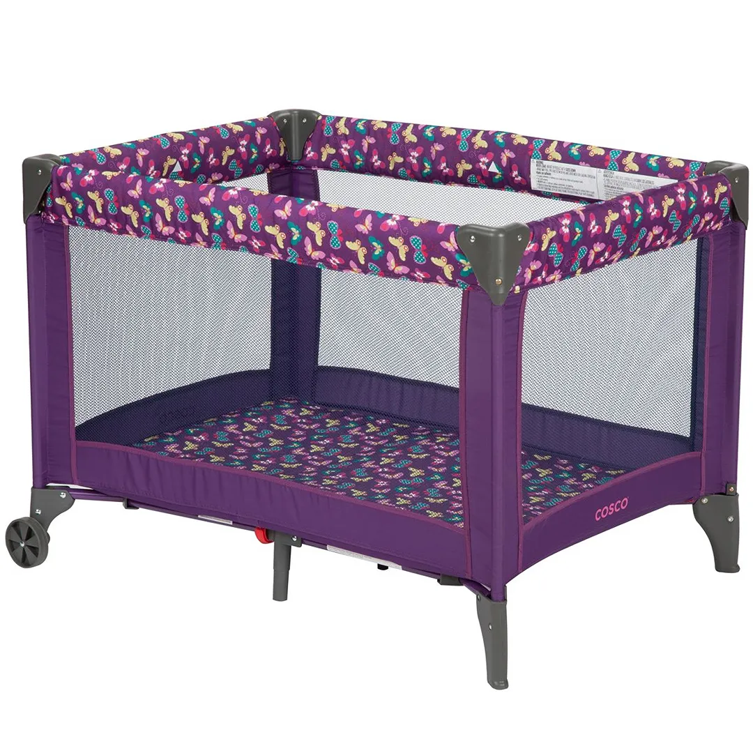 Funsport Compact Portable Playard - Butterfly Twirl (See Description) - Kaedas