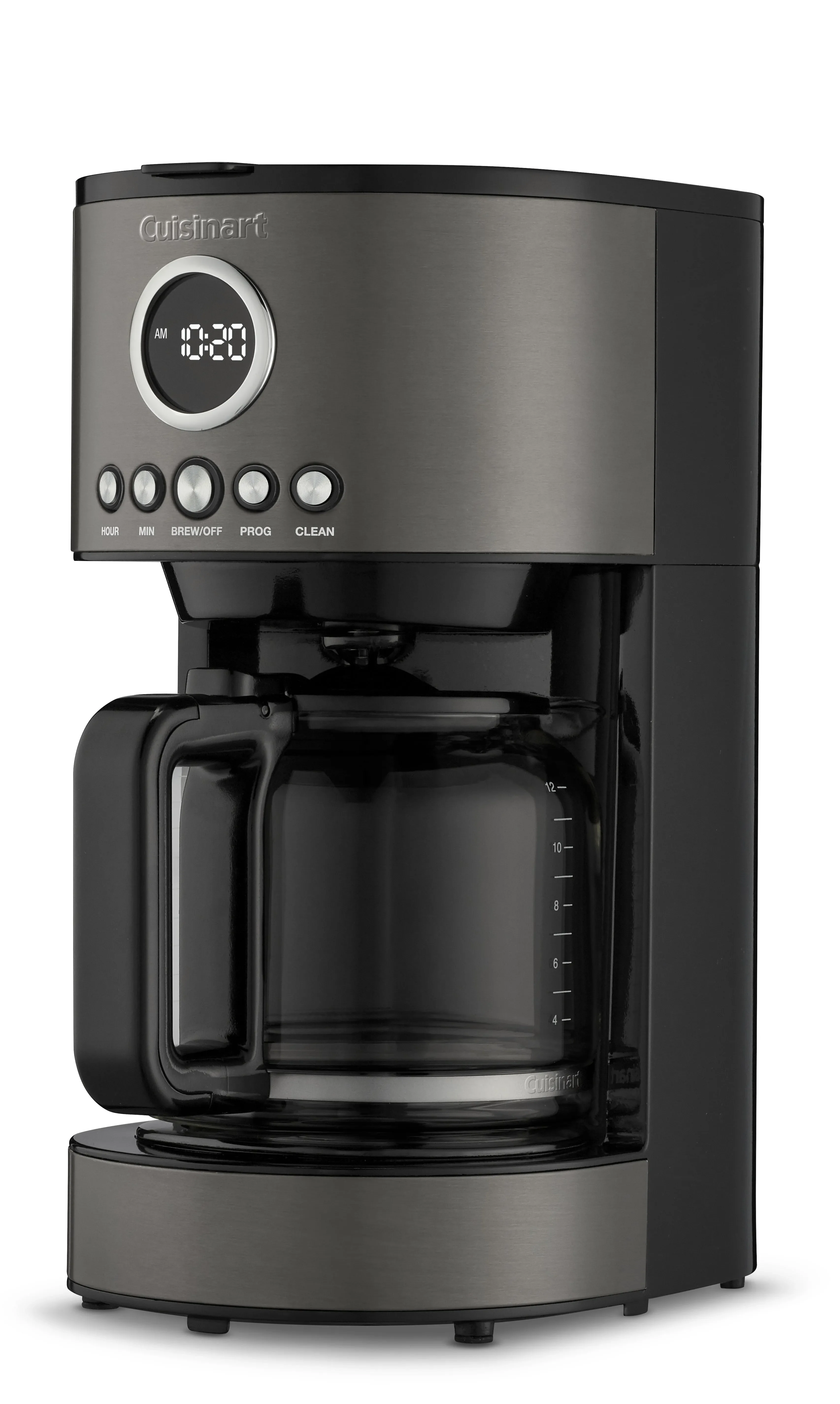 Cuisinart 12-Cup Programmable Coffeemaker, Stainless Steel Black (See Description) - Kaedas