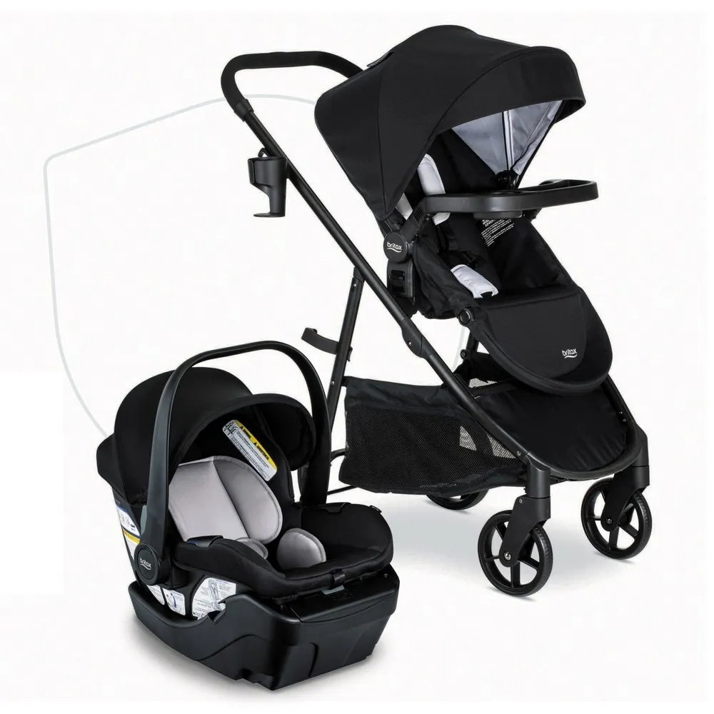 Willow Brook Baby Travel System with Infant Car Seat and Stroller - Onyx Glacier - Kaedas