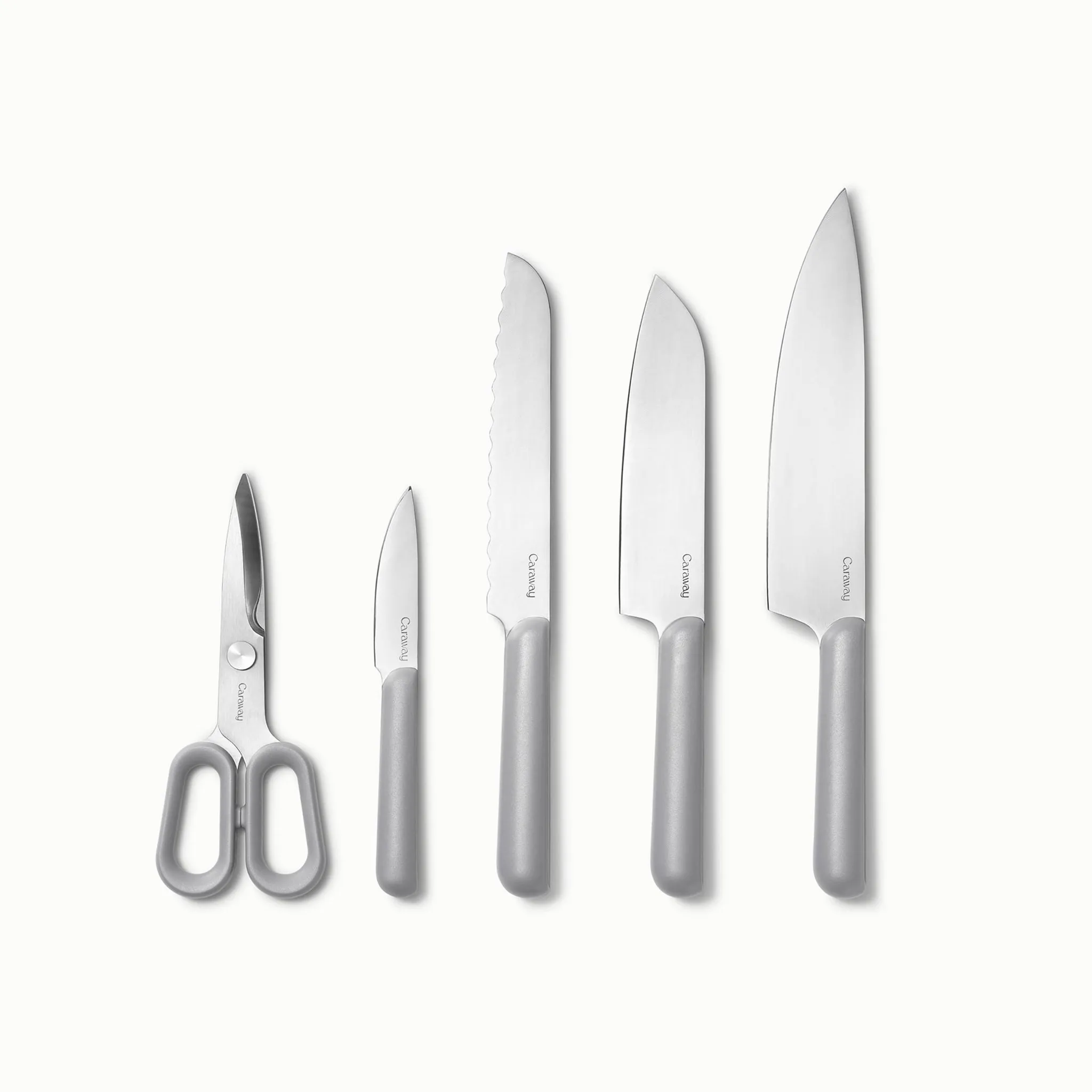 Caraway Home 5pc Knife Set - Gray - Kaedas