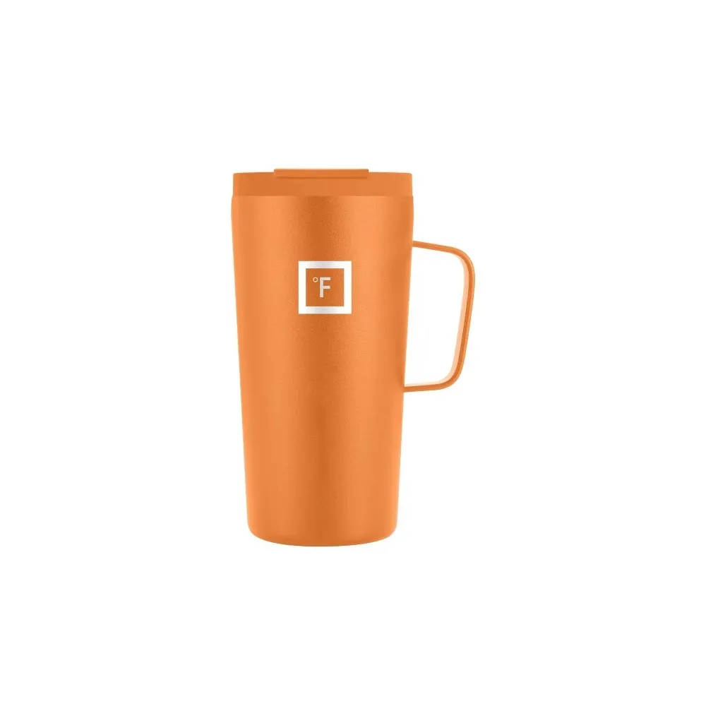 Insulated Stainless Steel Coffee Mug - Apricot Orange - Kaedas