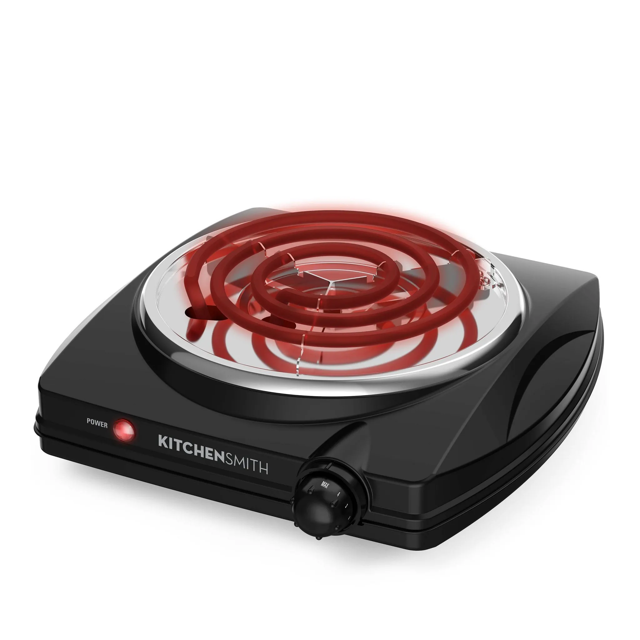 Single Coil Burner - 1000W Compact Metal Cooktop Accessory - Kaedas