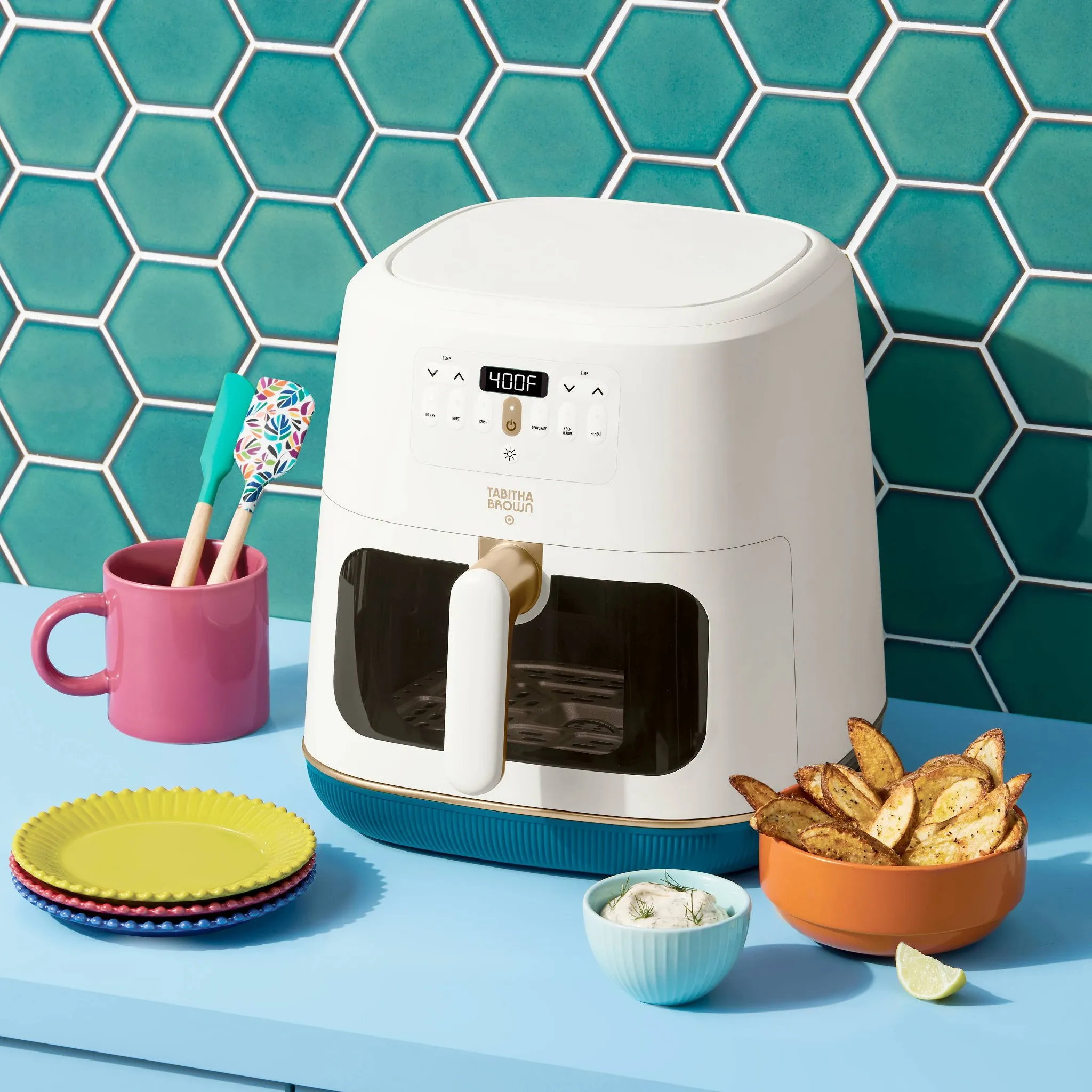 8qt Digital Air Fryer Cream - Kaedas