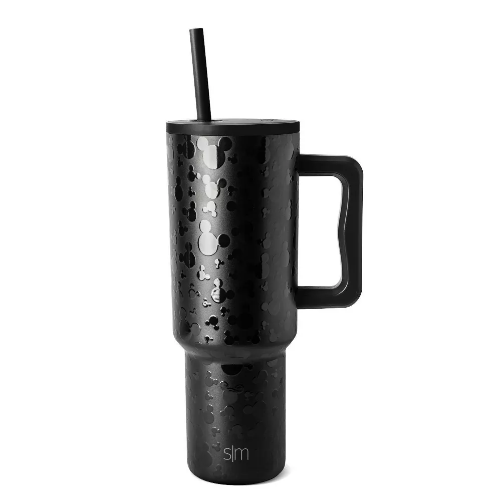 Simple Modern Trek 40oz Stainless Steel Mickey Mouse Lidded Tumbler Black - Kaedas
