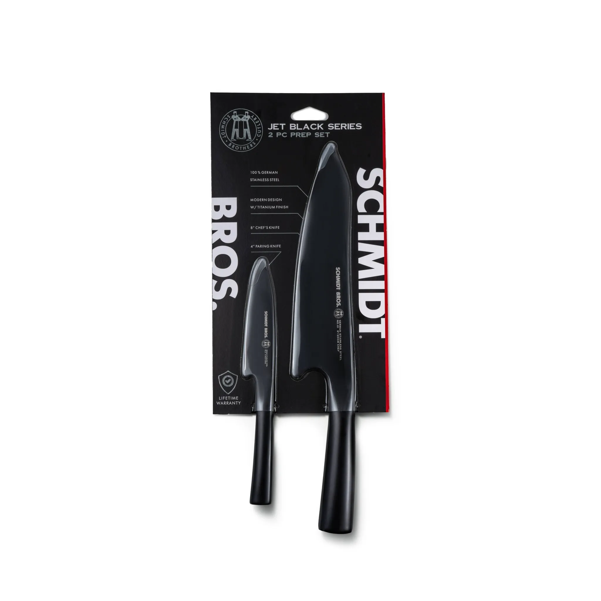 2pc Prep Knife Set - Jet Black - Kaedas