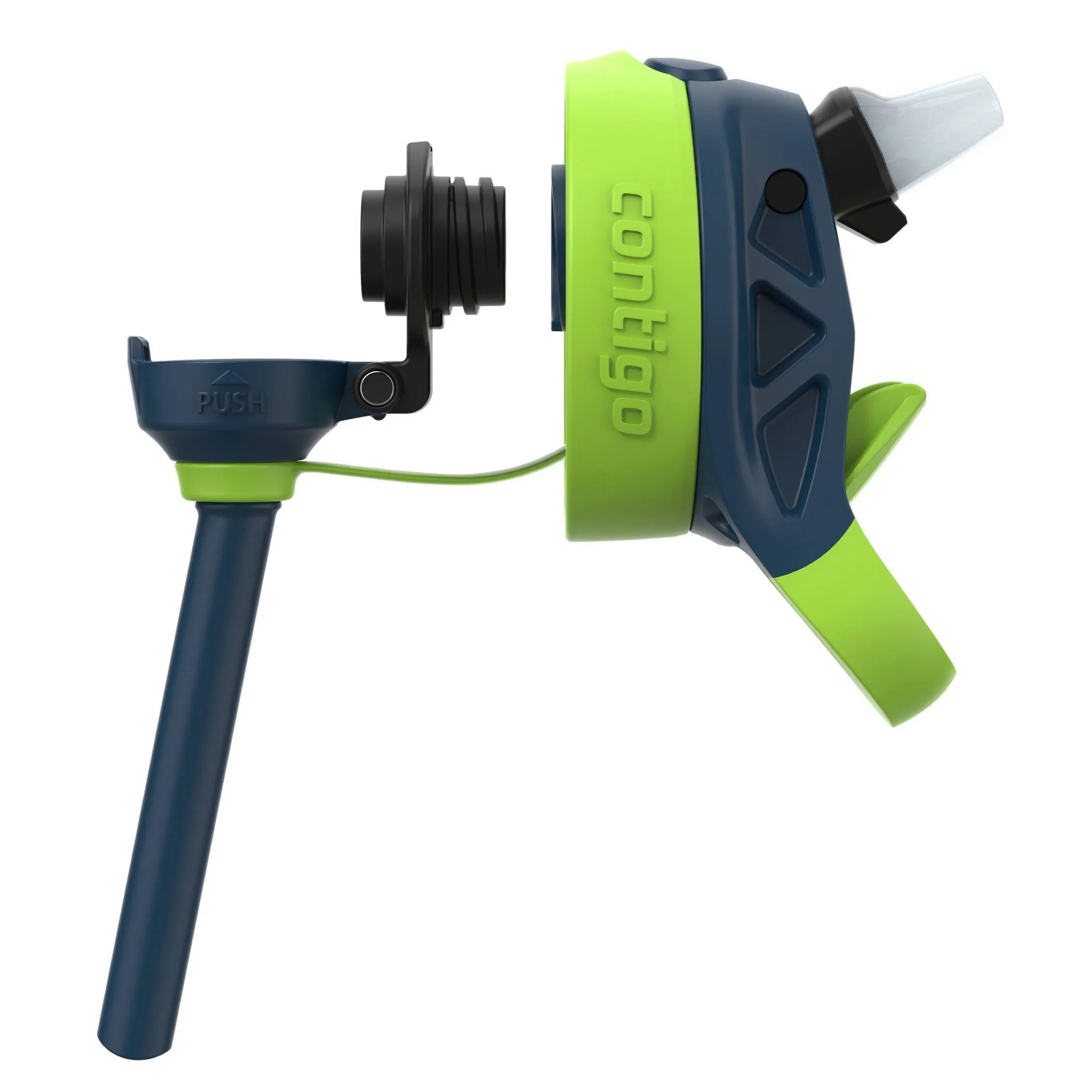 Contigo 14oz Kids' Water Bottle with AutoSpout Straw - Blueberry Cool Lime with Dog Design - Kaedas