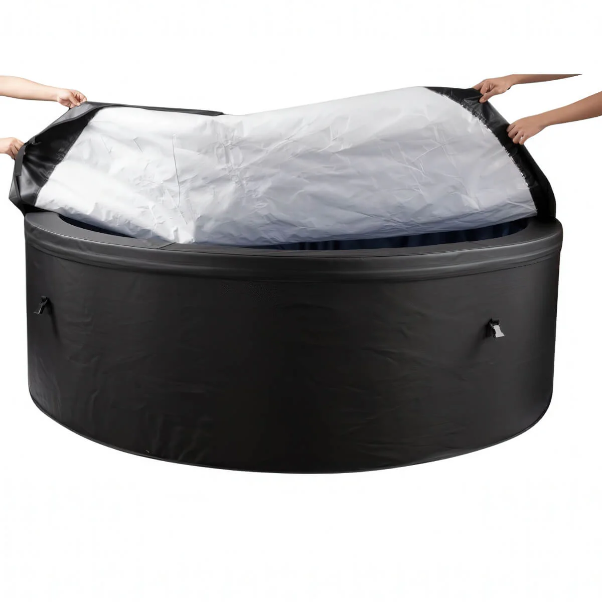 EZLIFE Round 7 Person Eco Foam Hot Tub - Kaedas