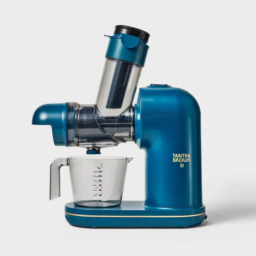 Electric Masticating Juicer - Dark Teal Blue - Kaedas