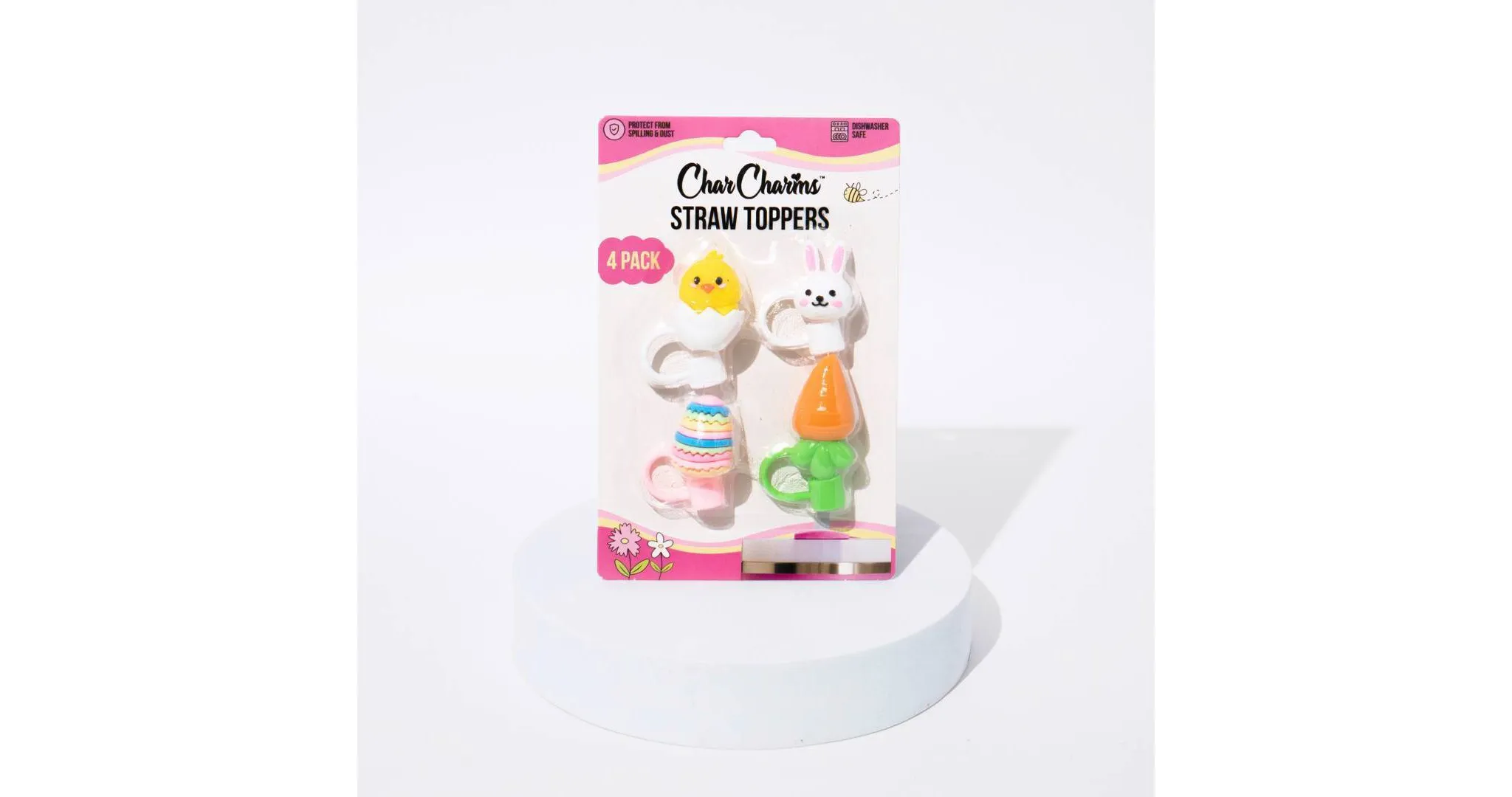 4pk Easter Straw Toppers - Kaedas